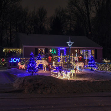 The North Pole Neighborhood section of the Light Tour.