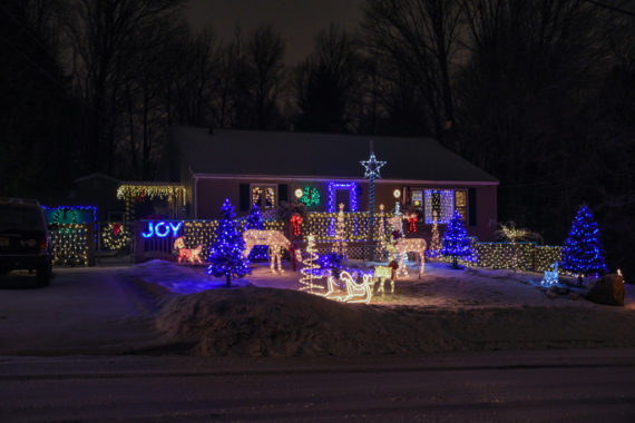The North Pole Neighborhood section of the Light Tour.