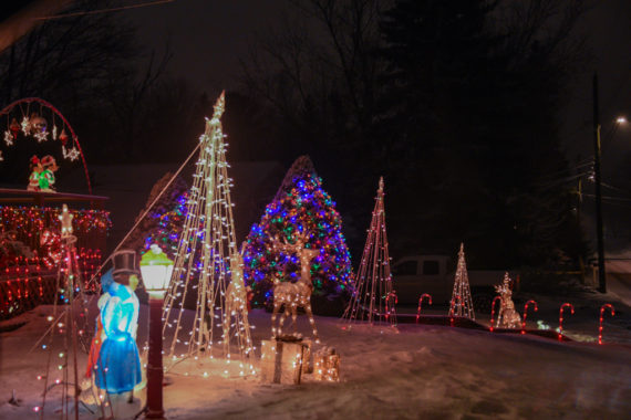 These three houses do an incredible job decorating each year.