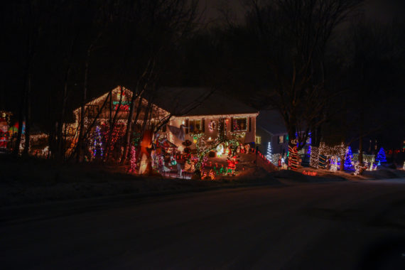 Take a drive down Wilson Street in Marquette to see the North Pole Neighborhood display.