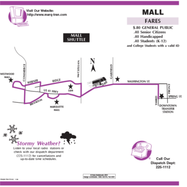 marq-tran-routes-Marquette-Mall